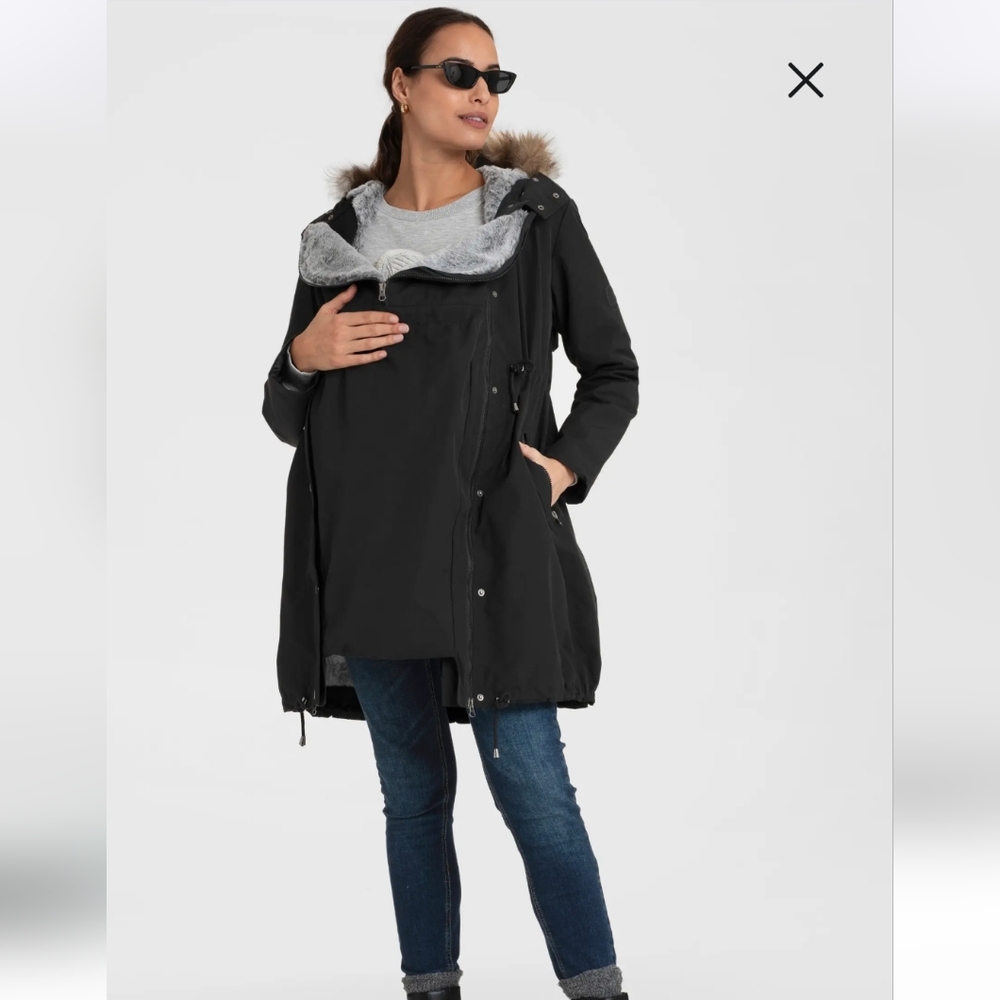 Seraphine Water Resistant 3-in-1 Maternity Parka 8